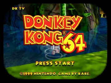 Donkey Kong 64 (Europe) (En,Fr,De,Es) screen shot title